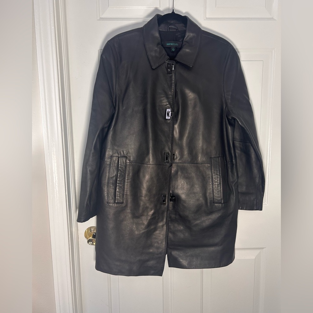 Siena Studio Black Leather Jacket